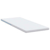Mattress Pad White 80 x 200 cm Gel Memory Foam 4106276