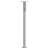 ZNTS Outdoor Floor Lamps 3pcs Silver 100 cm Stainless Steel 4006352