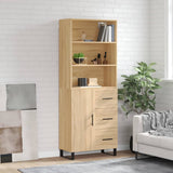 Highboard Sonoma Oak 69.5x34x180 cm Engineered Wood 3189472