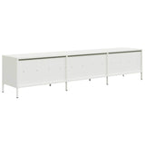 TV Cabinet White 202x39x43.5 cm Cold-rolled Steel 3307160