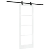 Sliding Door ORKDAL White and Black 78 x 211 cm 3332190