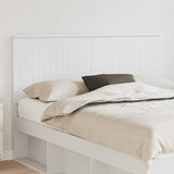Headboard with Headboard White 140 cm Engineered wood 887758