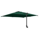 Garden Parasol Green 248.5 x 247.5 x 160 cm Polyester and Steel 42003236