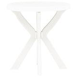 Bistro Table White 70 cm Plastic 48796