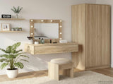 Dressing Table Brown 83 x 40 x 70 cm Engineered Wood 865228