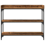 Console Table with Shelf with Storage Old wood 100 x 30 x 80 cm 863567