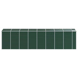 Garden Shed Green Galvanised Steel Large Garden Shed 3188238