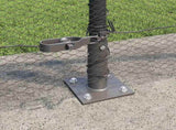 Welded Wire Fence with Concrete Base 10 x 1 m 3353621