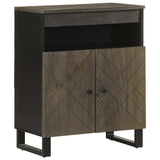 Sideboard Black 60x33x75 cm Solid Wood Mango 4017709