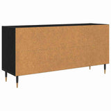 TV Cabinet Black Oak 103.5 x 30 x 50 cm Engineered Wood 881922