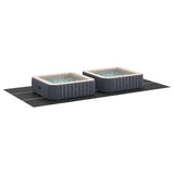 Pool Ground Sheet Black 750 x 372 x 0.1 cm Non-woven Fabric 42009126