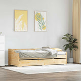 Daybed with Trundle without Mattress IRUN 90x200 cm 42000161