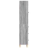 Cabinet Set 2 pcs 33 x 34.5 x 90 cm Engineered Wood 3416472