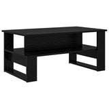 Coffee Table Black Oak 90 x 50 x 40 cm Engineered Wood 8000213