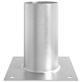 Round Ground Anchor 12 pcs Silver 15 x 15 x 15 cm Metal 42030121