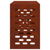 Air Conditioner Cover Rusty 90 x 40 x 60 cm Weathering Steel 865896