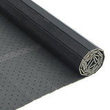 Rug Rectangular Grey 100x400 cm Bamboo 376820