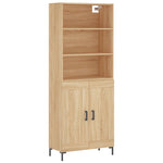 Highboard Sonoma Oak 69.5x34x180 cm Engineered Wood 3189960