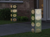 Solar LED Pathway Light 2 pcs Silver Stainless Steel 879790