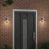 Outdoor Wall Lights 2 pcs Silver 6.5 x 10.5 x 16 cm 4005986