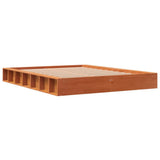 Bed Frame without Mattress Wax Brown 140x200 cm Solid Wood Pine 844428