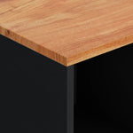 Sideboard with 2 Doors 80x33x75 cm Solid Wood Acacia 352922