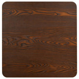 Bistro Table Dark Brown 50x50 cm MDF 286428