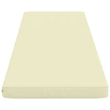 2-Piece Bench Cushions VUGHT 2 pcs 100% Polyester Cream 952247
