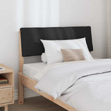 Upholstered Headboard Black 100 cm Solid Pine Wood 879136