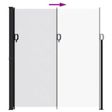 Retractable Side Awning White 220x300 cm 4004376