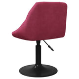 Bar Stool Wine Red Velvet 335322