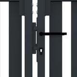 Double Door Fence Gate Steel 300x175 cm Anthracite 146354