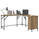 Desk Artisan Oak 141 x 141 x 75 cm Engineered Wood 882876