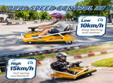 24V Electric Go Kart for Kids with Drift Mode, 300W Brushless Motor, Soft Start and Dual Speed for T3398P550322