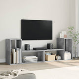 TV Cabinets 2 pcs Concrete Grey 75x30x50 cm Engineered Wood 840789