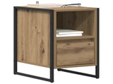 Bedside Table with Drawer 2 pcs Artisian Oak 39.5 x 30 x 50 cm 886665