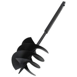 Ground Drill with Handle 250 mm with Extension Tube 4 m Steel 3059406