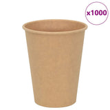 Paper Coffee Cups 1000 pcs 12oz 300ml Brown 4102796