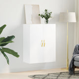 Wall Mounted Cabinet White 69.5x34x90 cm 828404