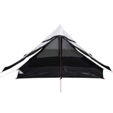Camping Tent 2-Person White Blackout Fabric Waterproof 4009437