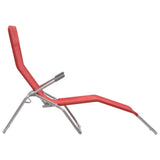 Sunlounger Set of 2 Red Textilene, Powder-coated steel Standard 44339