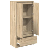 Cabinet with Drawer Sonoma Oak 55.5x34x119.5 cm Engineered Wood 861645