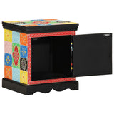 Bedside Cabinet 2 pcs Multicolour 40x35x45 cm Solid Wood Mango 4017563