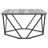Coffee Table Grey Sonoma 80 x 80 x 45 cm 868276