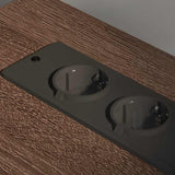 Cabinet with Charging Station Brown Oak 76 x 41 x 72 cm 859839