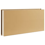 Shower Niche Brushed Gold 62x32x9 cm Stainless Steel 4005129