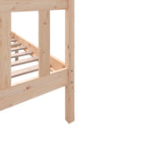 3101348 Bed Frame without Mattress Solid Wood 140x200 cm