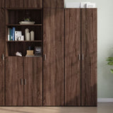 Highboard Brown Oak 40x42.5x185 cm Engineered Wood 3281405