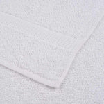 Washcloths 50 pcs White 15x21 cm 360 gsm 100% Cotton 136640