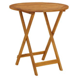 3 Piece Bistro Set Blue and White Fabric and Solid Wood 3281849